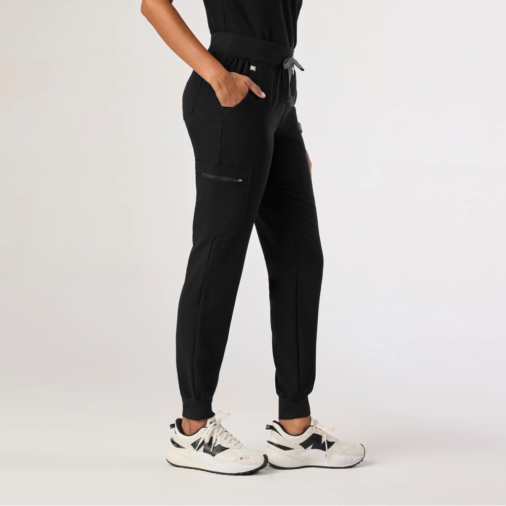 Figs Zamora Jogger Scrub Pants Black Size M/T - Picture 3 of 4